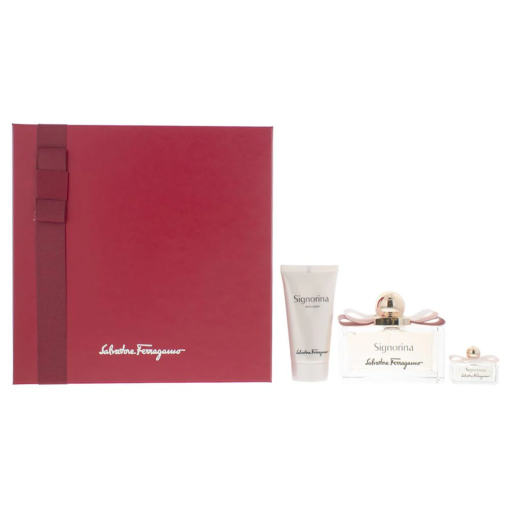 Salvatore Ferragamo Signorina Eau de Parfum 3 Pieces Gift Set