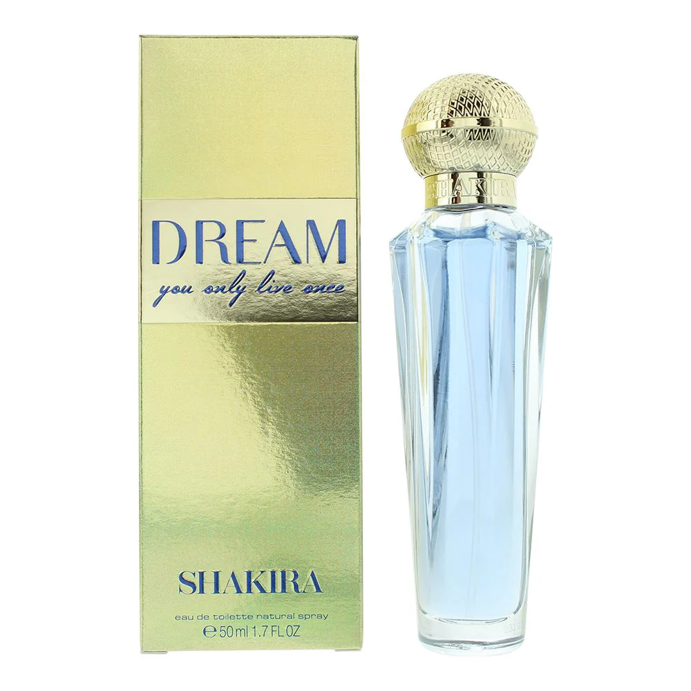 Shakira Dream You Only Live Once EDT 50ml Spray For Women Her Brand NEW