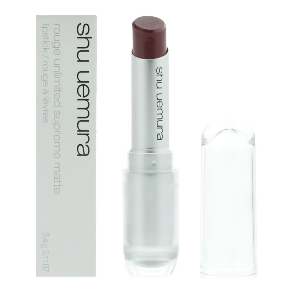 Shu Uemura Rouge Unlimited Supreme Matte M WN 285 Wine Lip Stick Gloss 3.4g