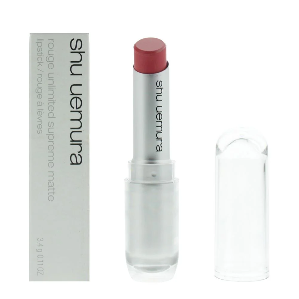 Shu Uemura Unlimited Supreme Matte Cr332 Coral Lipstick Gloss 3.4g For Women