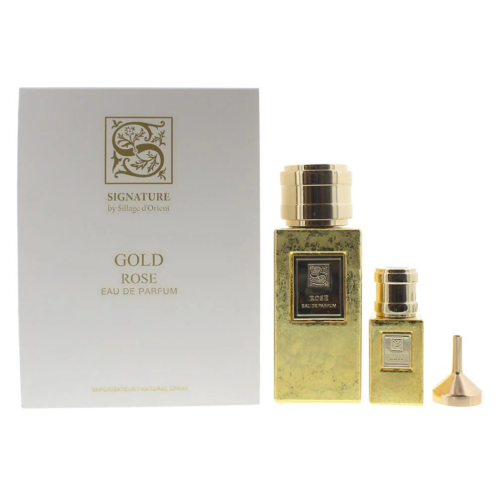 Signature Sillage D'Orient Rose 2 Piece Gift Set (EDP 100ml EDP 15ml) Women