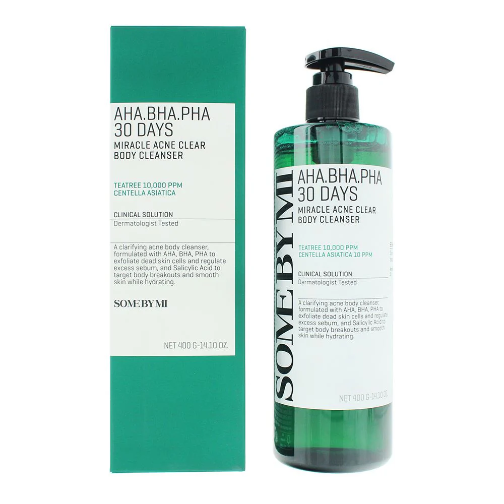 Some By Mi Body 30 Days AHA, BHA, PHA Miracle Acne Clear Body Cleanser 400ml
