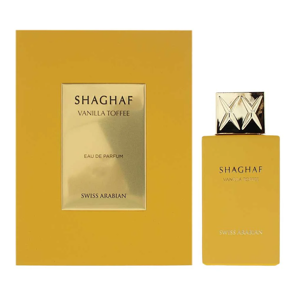 Swiss Arabian Shaghaf Vanilla Toffe Eau de Parfum 75ml Unisex Perfume