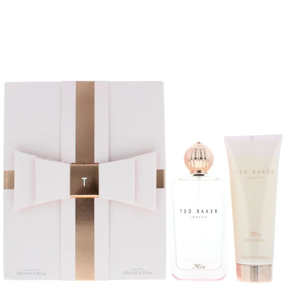 Ted Baker Mia Eau de Toilette 100ml - Body Wash 125ml Women