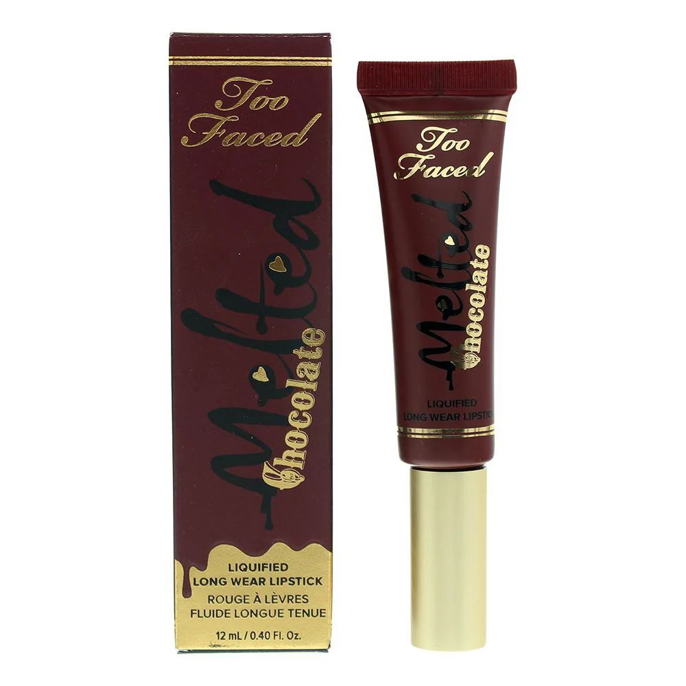 Too Faced Chocolate Cherries 12ml Melted Chocolate Metallic Lip Stick