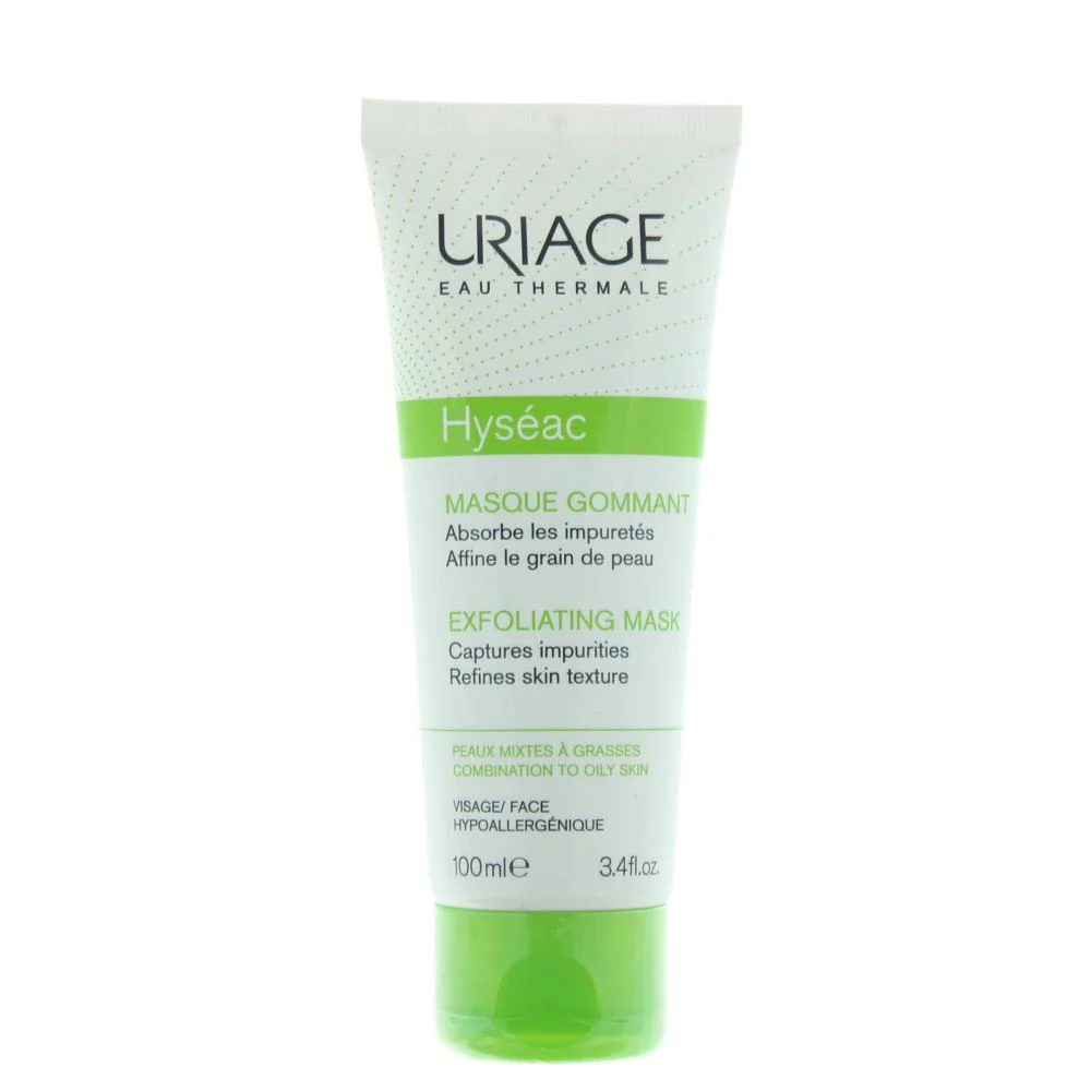 Uriage Hyseac Exfoliating Combination To Oily Skin Mask 100ml