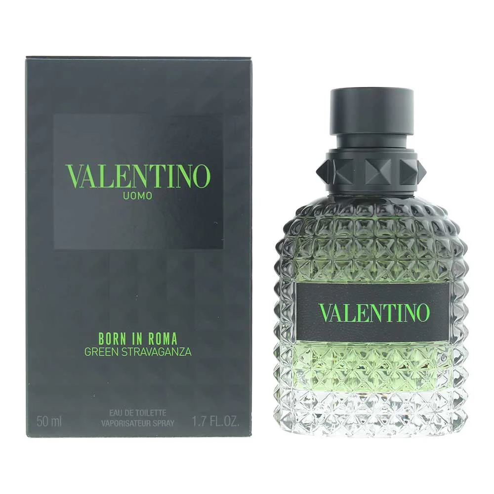 Valentino Uomo Born In Roma Green Stravaganza Eau de Toilette 50ml Men Perfume