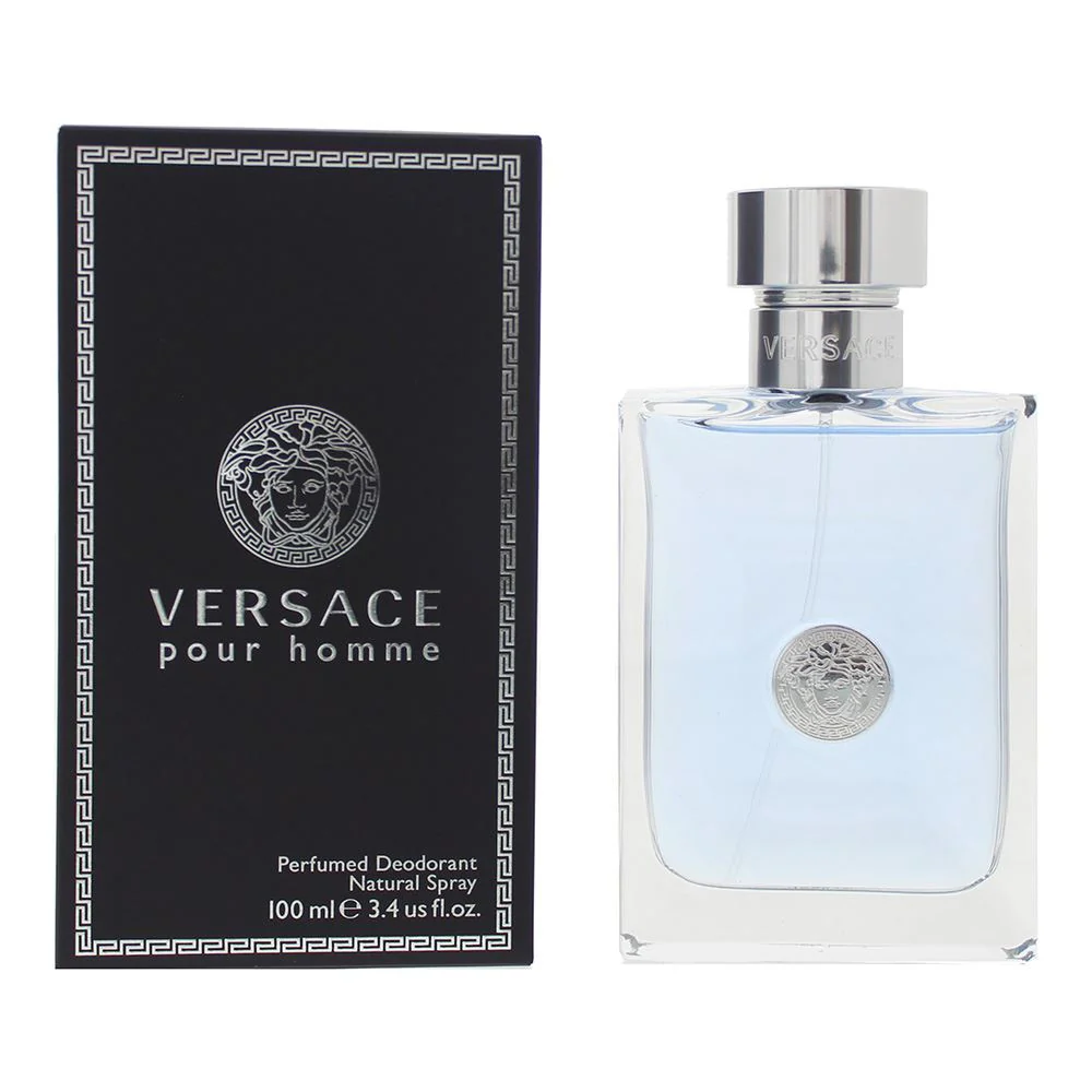 Versace Pour Homme Perfumed Deodorant Spray 100ml For Men