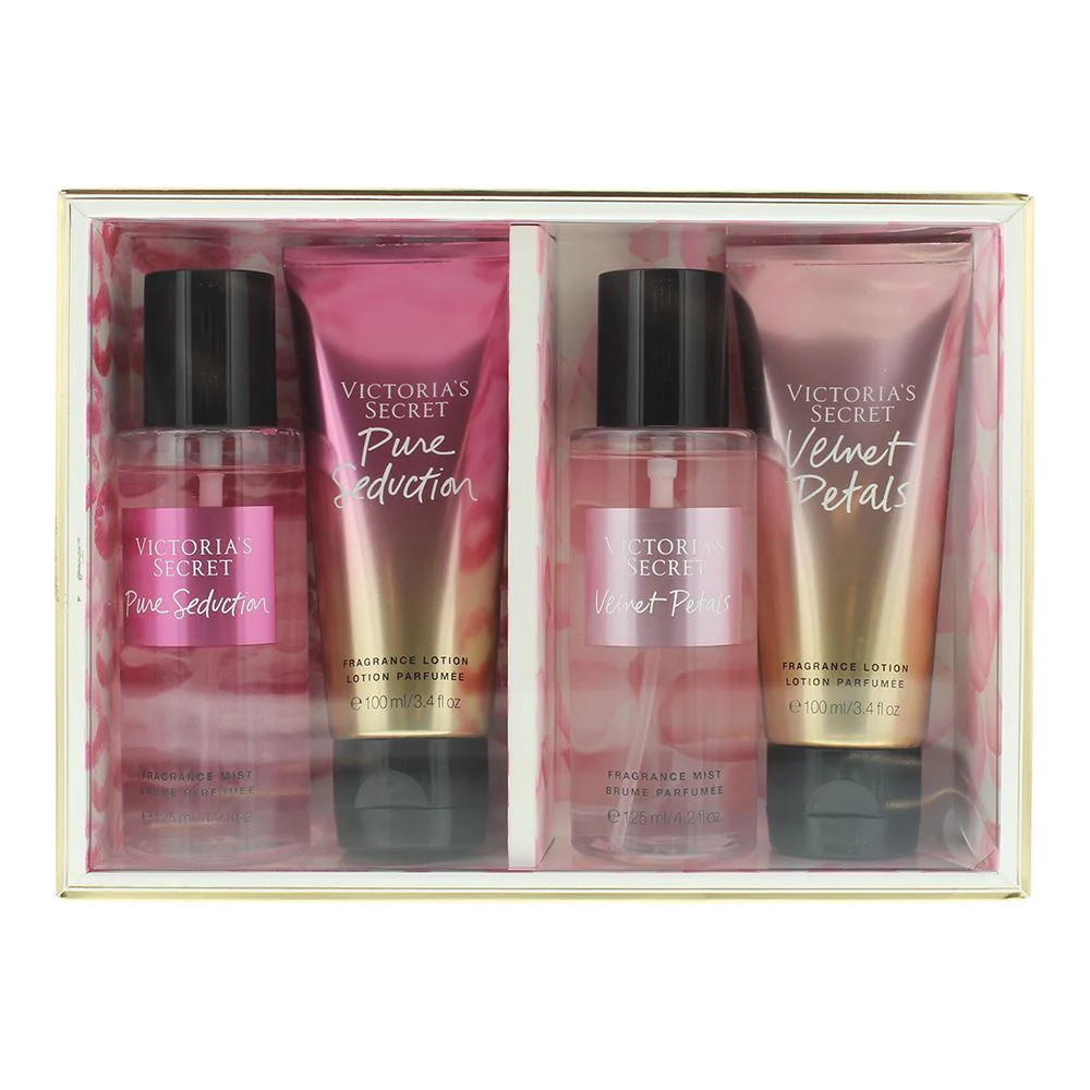 Victoria's Secret 2 x Fragrance Mist 125ml - 2 x Fragrance Lotion 100ml