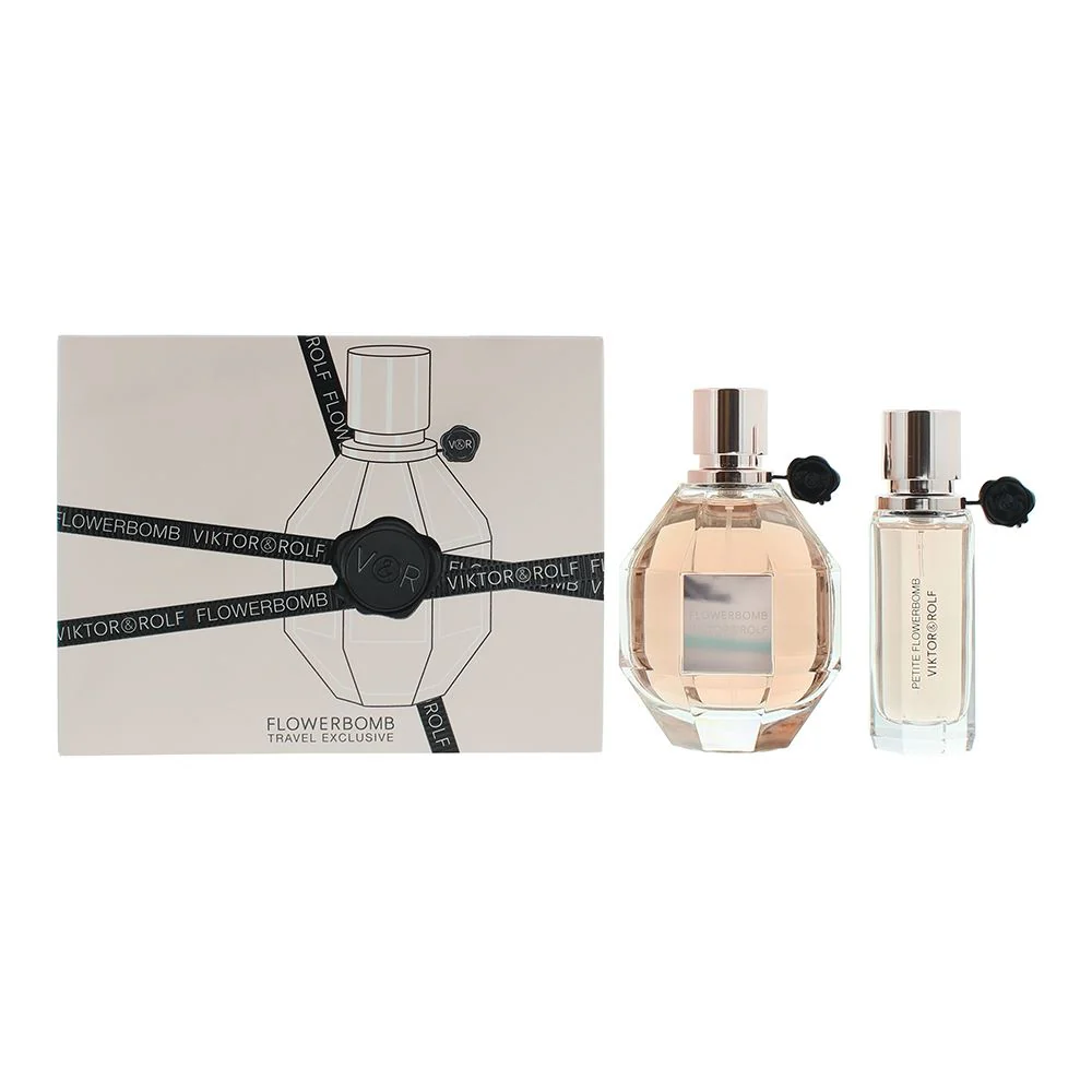 Viktor Rolf Flowerbomb 2 Piece Gift Set: EDP 100ml - EDP 20ml For Women