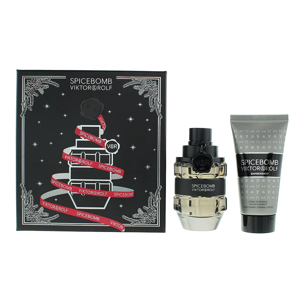Viktor  Rolf Spicebomb Eau De Toilette 2 Piece Gift Set For Men