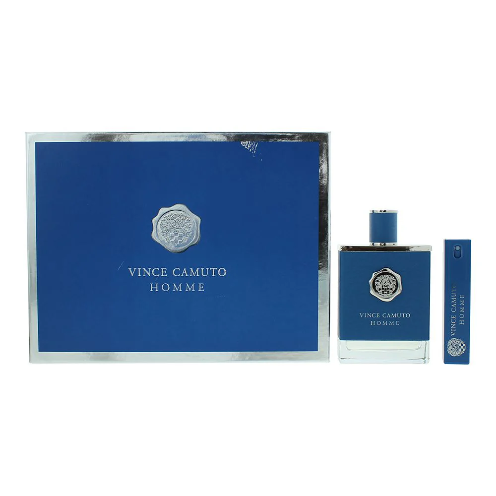 Vince Camuto Homme 2 Piece Gift Set: EDT 200ml - EDT 15ml For Men