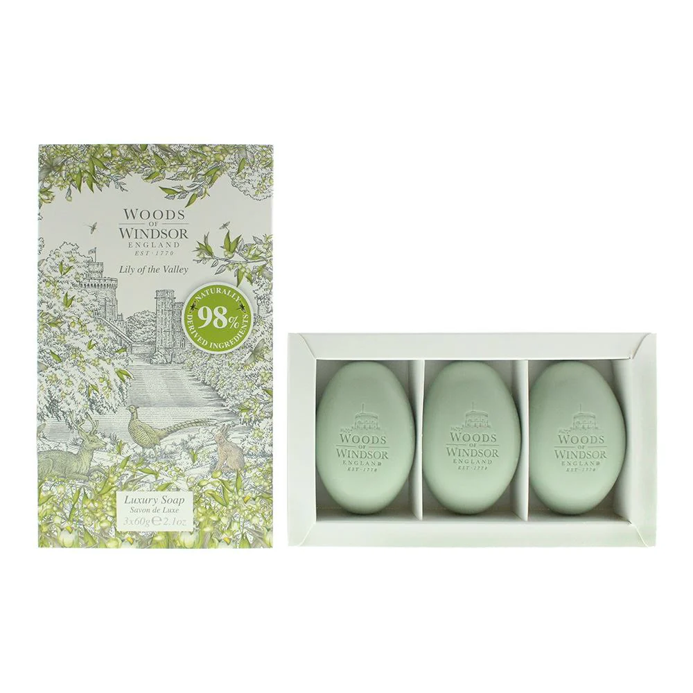Woods Of Windsor Lily Of The Valley Soap 3 X 60g Women