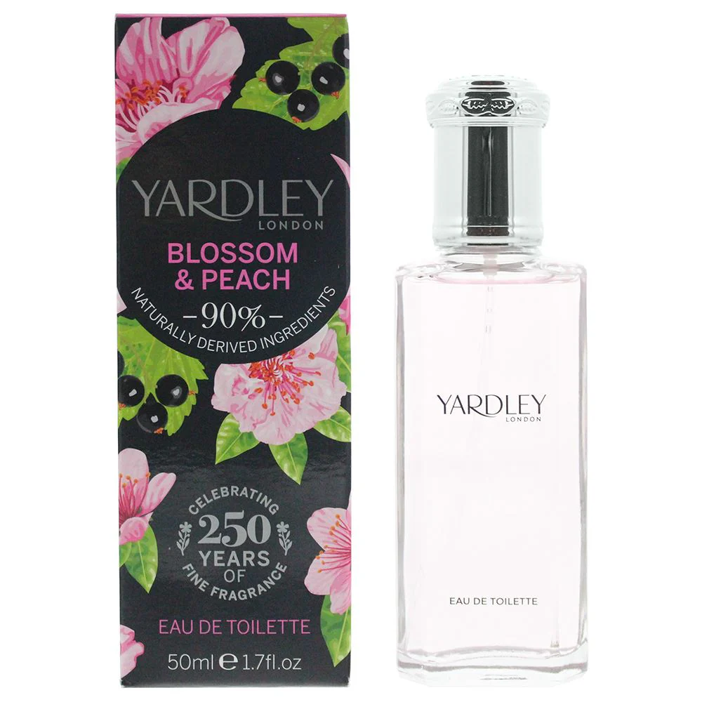 Yardley Blossom & Peach Eau de Toilette 50ml Women Spray