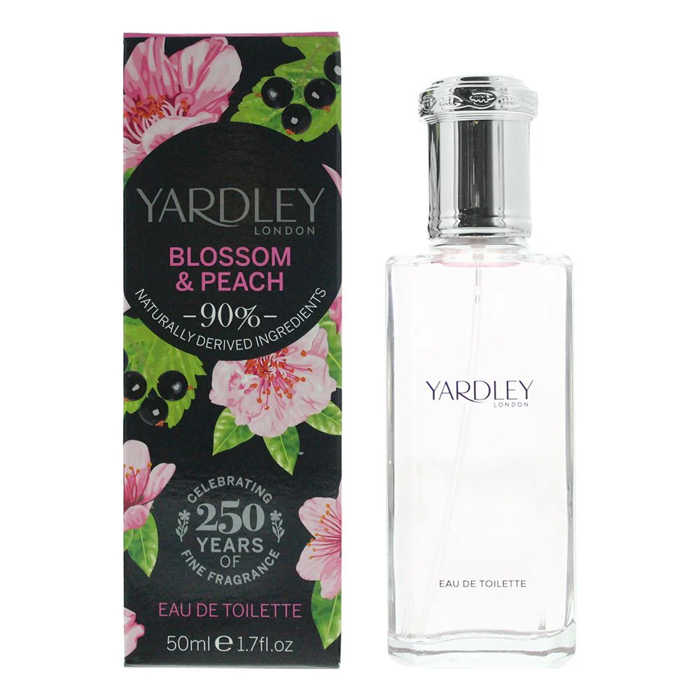 Yardley Blossom & Peach Eau de Toilette 50ml Women Spray - Image 2