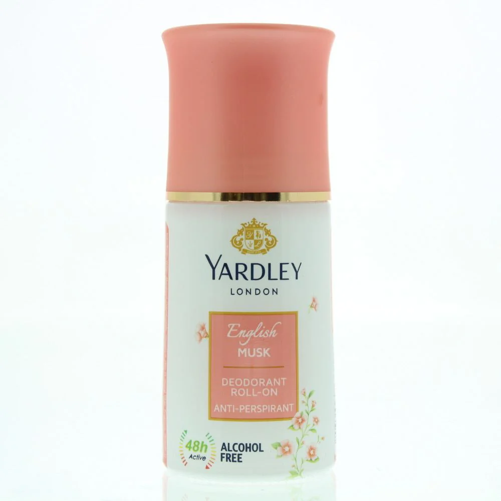 Yardley English Musk Deodorant Roll On 50ml Women