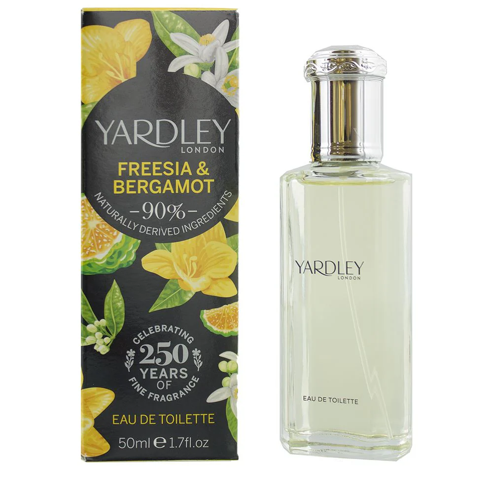 Yardley Freesia & Bergamot Eau de Toilette 50ml Women Spray