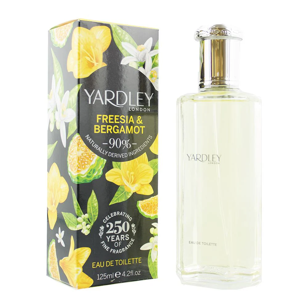 Yardley Fresia & Bergamot Eau de Toilette 125ml Women Spray