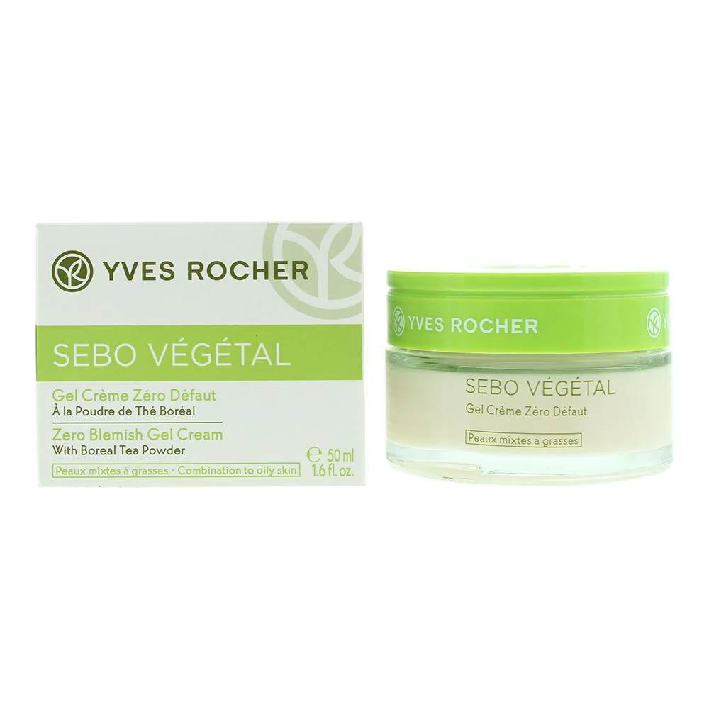 Yves Rocher Sebo Vegetal Zero Blemish Gel Cream 50ml For Women Her Brand NEW