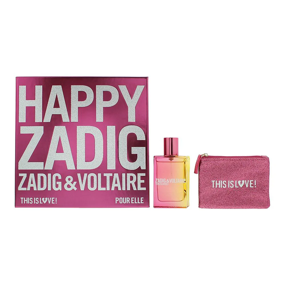 ZadigVoltaire This Is Love2 Piece Gift Set: EDP 50ml - Pouch For Women